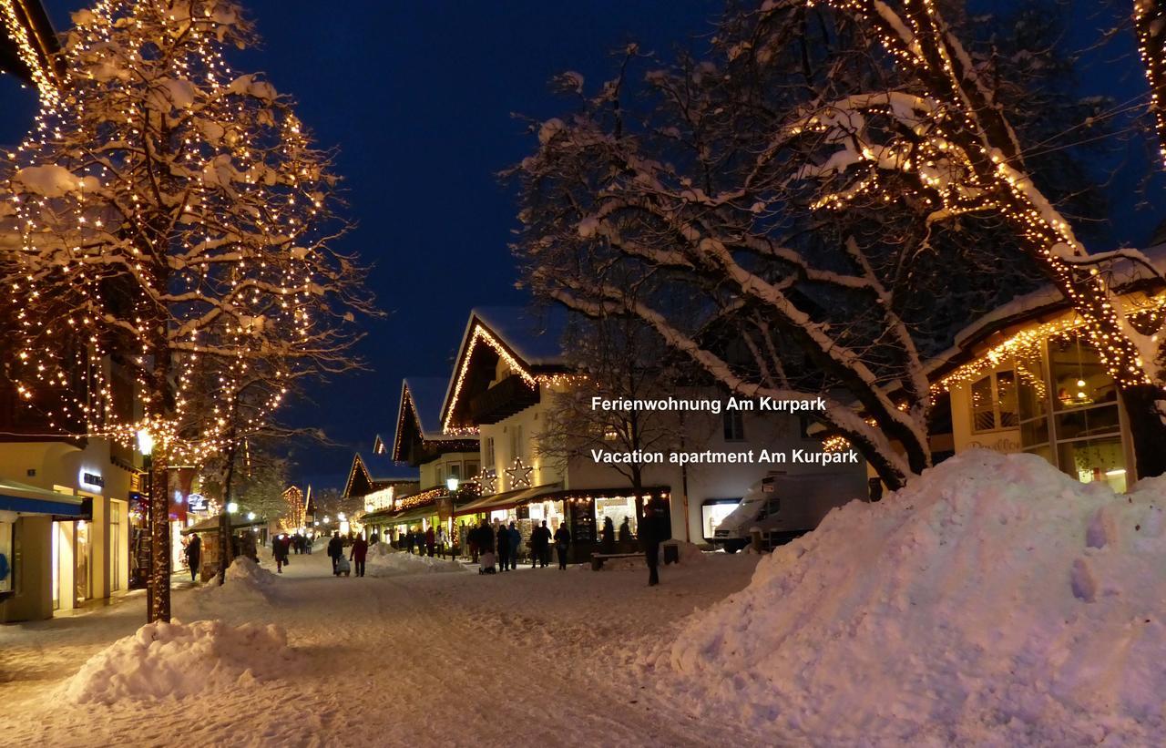 Ferienwohnung Am Kurpark - Wohnung 1,60Qm- Garmisch-Partenkirchen Exterior photo